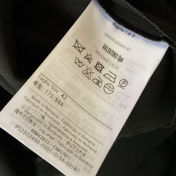 Red Valentino black dress, 42 - Picture 7 of 7